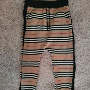 Kids Burberry lightweight sweatpants